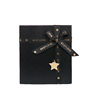 In stock business gift box cover leather pattern black bow packing box Valentine's Day gift box wholesale