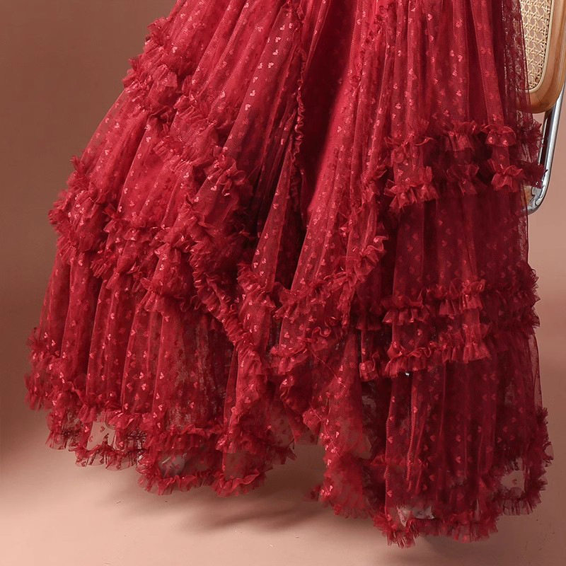 Mesh High-Waisted Skirt — Image 4