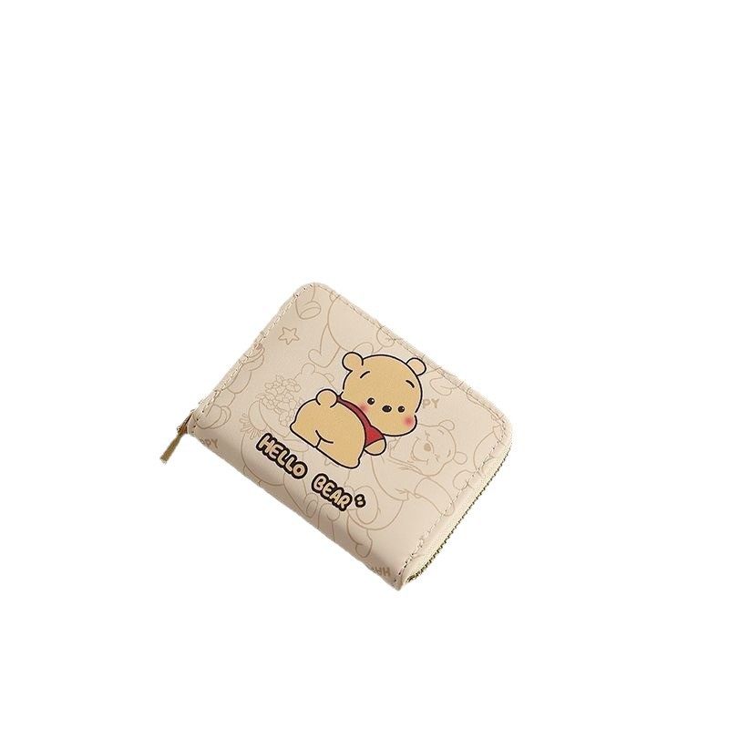 Cute Pacha Dog Multi-Card Slot Large Capacity Anti-Degaussing Portable Compact Driver's License Bank Card Storage Coin Purse