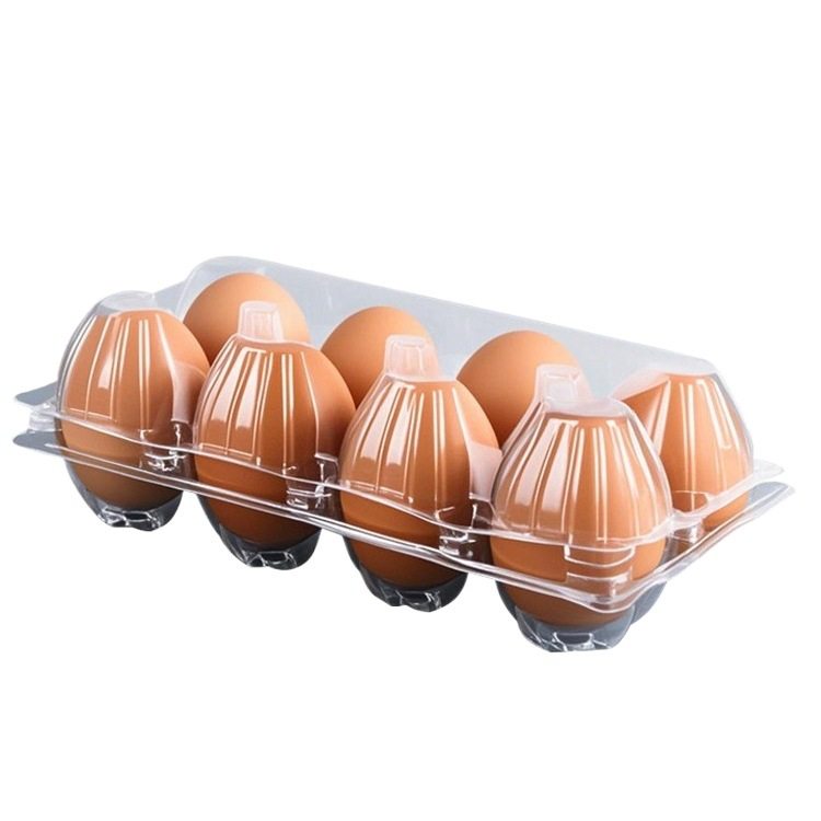 Thickened Plastic Egg Tray Disposable Transparent Local Egg Packaging Box Preserved Egg Duck Egg Tray Storage Packaging Box