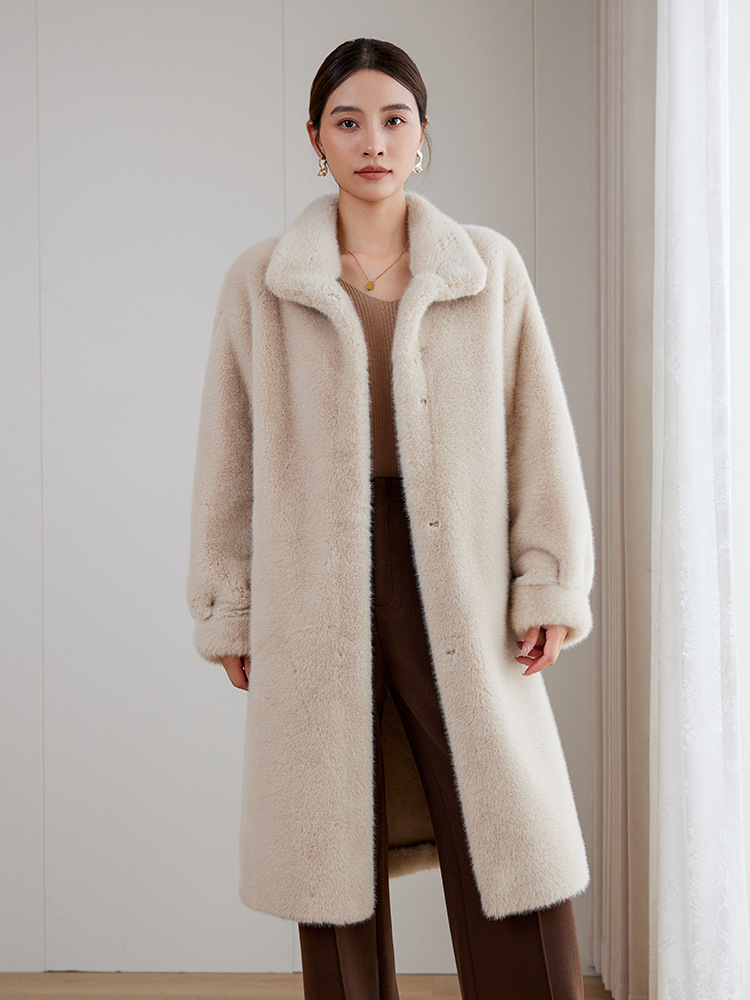 Áo Lông Nữ Kín Cổ Hàng Mùa Xuân Thu Đông