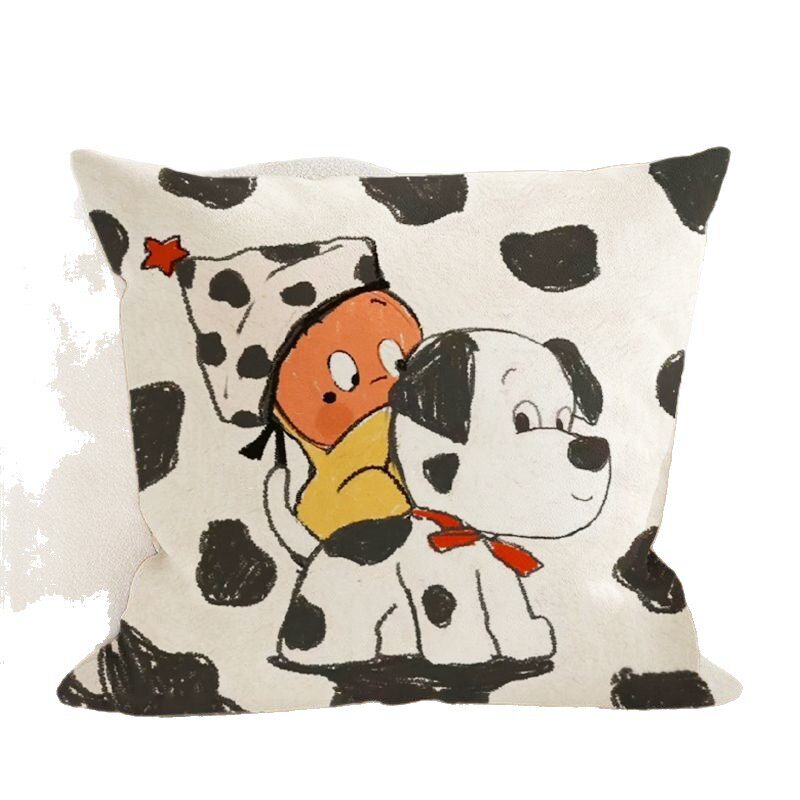 Popular Cute Star Man Removable Pillow Cute Cartoon Dormitory Living Room Christmas Decoration Star Man Pillow Cover