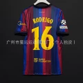 2627 barcelona home number 16 rodri + champions league armband