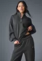 Dark Grey Half Pull