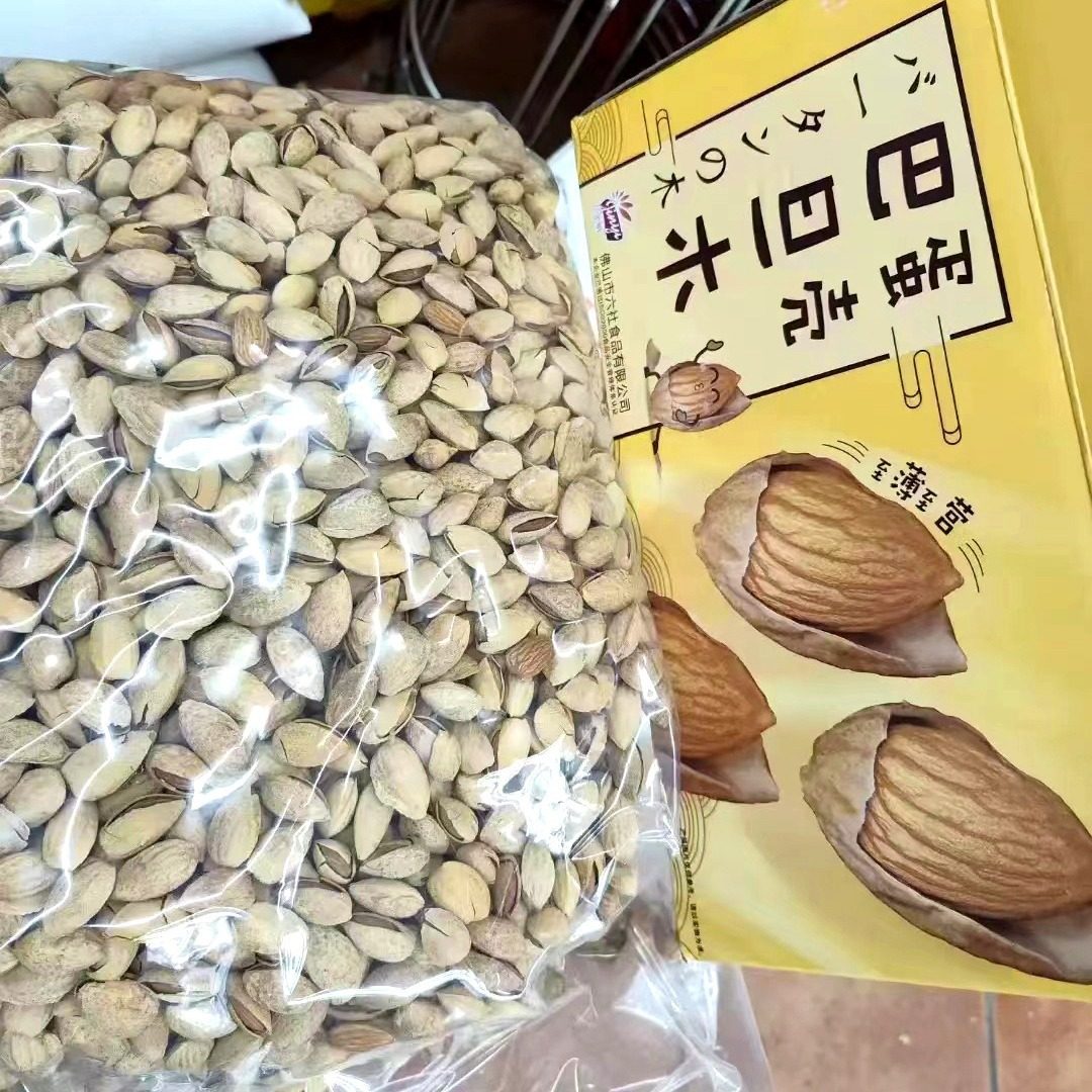 Jinyi Eggshell Almonds Np Open-Shelled Thin-Crusted Salted Almonds in Bulk Dry Fruits Whole Box Snacks Wholesale