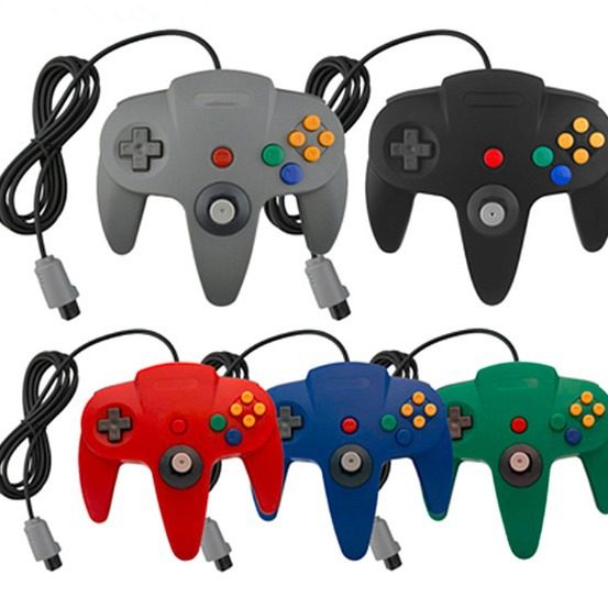 N64 Console Game Console Handle USB Vibration Pc Computer Nintendo Handle 10 Colors in Stock Factory Ready Stock