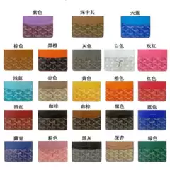 2025 Goyard Card Holder for Men and Women, Versatile Compact Zip Wallet with Signature Print, Lightweight
