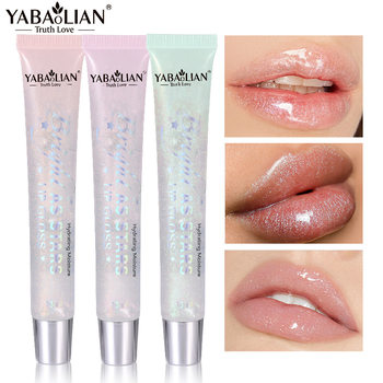 Flash Lip Gloss Amazon Explosion YABAOLIAN Pearlescent Lip Gloss Waterproof Moisturizing Not Easy to Decolorize Lip Glaze