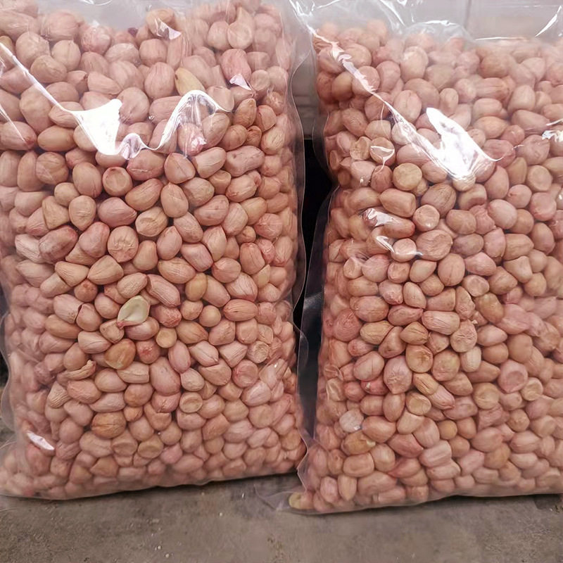 Baisha peanut big bag pink raw peanut dried peanut kernel bulk without shell Henan Zhengyang specialty