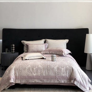 Markcross 5 Cloud-Like Warm Velvet Gold Cotton Brushed Four-Piece Set Xinjiang Long-Staple Cotton Autumn and Winter Bedding