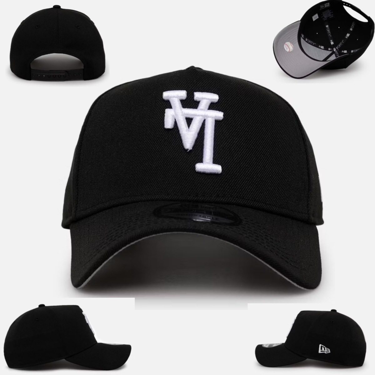 Marca gorra de ajuste M L B gorra de béisbol curva gorra de protección solar gorra de bordado variedad de colores disponibles