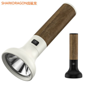 Cross-border new LED flashlight Type-C rechargeable outdoor camping aluminum alloy large light Cup strong light flashlight