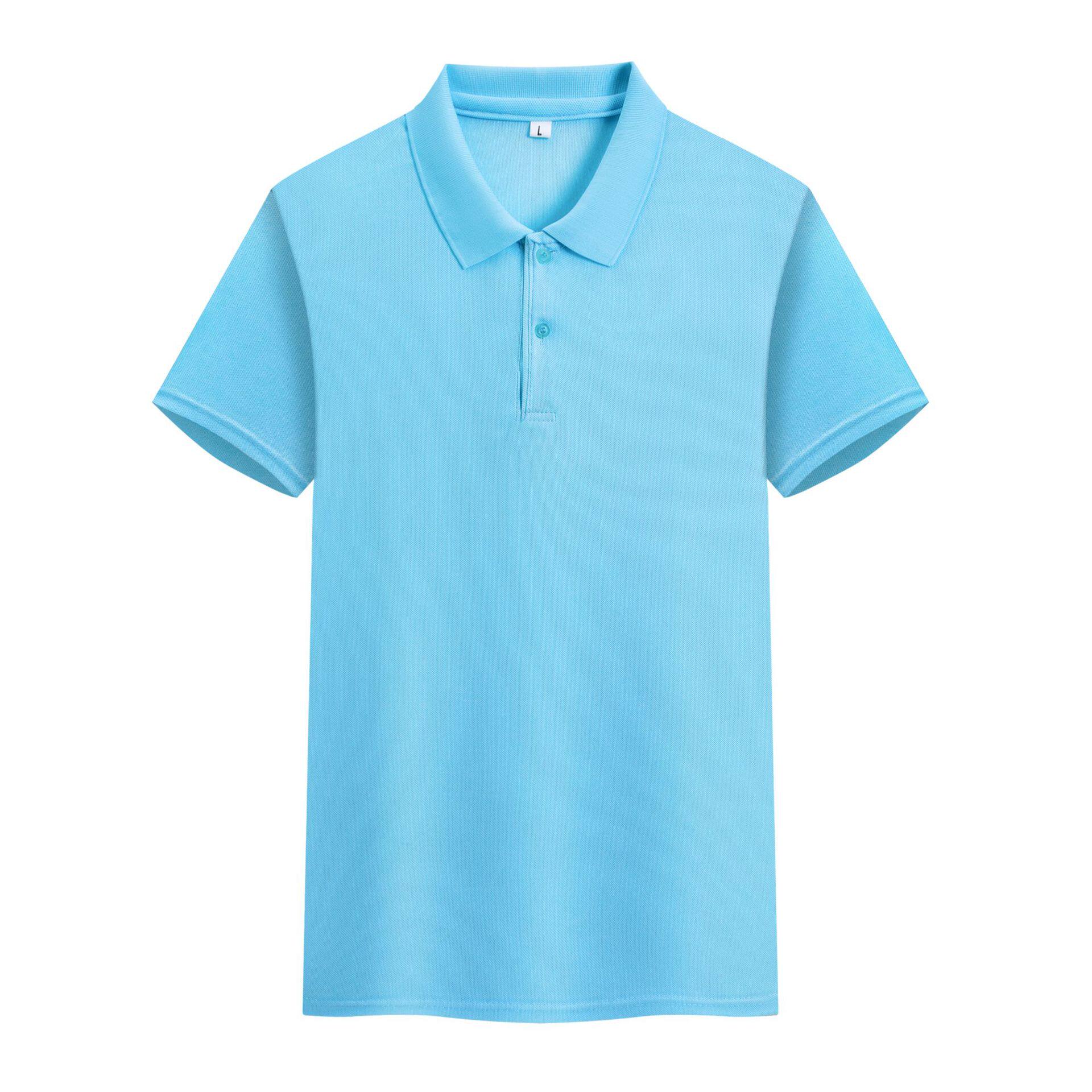 翻领广告衫印字纯棉短袖男Polo衫工作服定制印logo餐饮文化衫刺绣