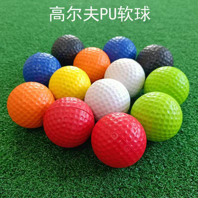 ลูกกอล์ฟ PU นุ่ม สำหรับฝึกซ้อมทั้งในร่มและกลางแจ้ง ลูกโฟมสีสันสดใส นุ่ม เหมาะสำหรับผู้เริ่มต้น มีให้เลือกหลายสี