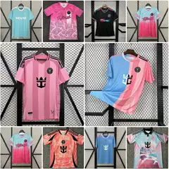 Miami International Football Jersey Messi's Same Fan Version Short-Sleeved Top Is Specially Designed for Cross-Border Foreign Trade Football Uniforms