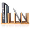 Spot Solid Wood Book Compartment Rack Office Desktop File Storage Rack Creative Tablet Holder