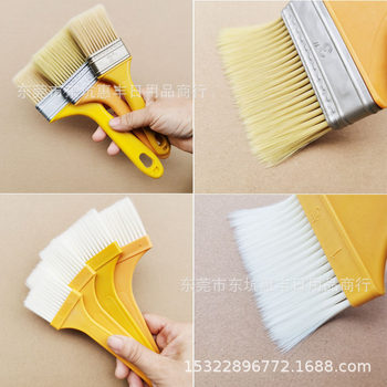 Nylon bristle brush soft bristle cleaning brush industrial paint latex paint brush barbecue brush brush dust removal brush