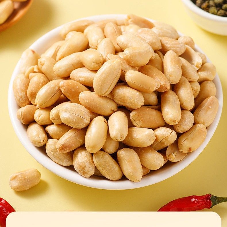 Premium Crispy Oil-Free Peanuts 500g Nut Kernels Roasted Snack Shelled Ready-To-Eat Appetizer Peanuts