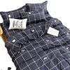Four-Piece Bedding Set, Washed Cotton Bed Sheets, Quilt Cover, Brushed Three-Piece Set, Student Dormitory Bedroom Quilt Cover, Universal for All Seasons
