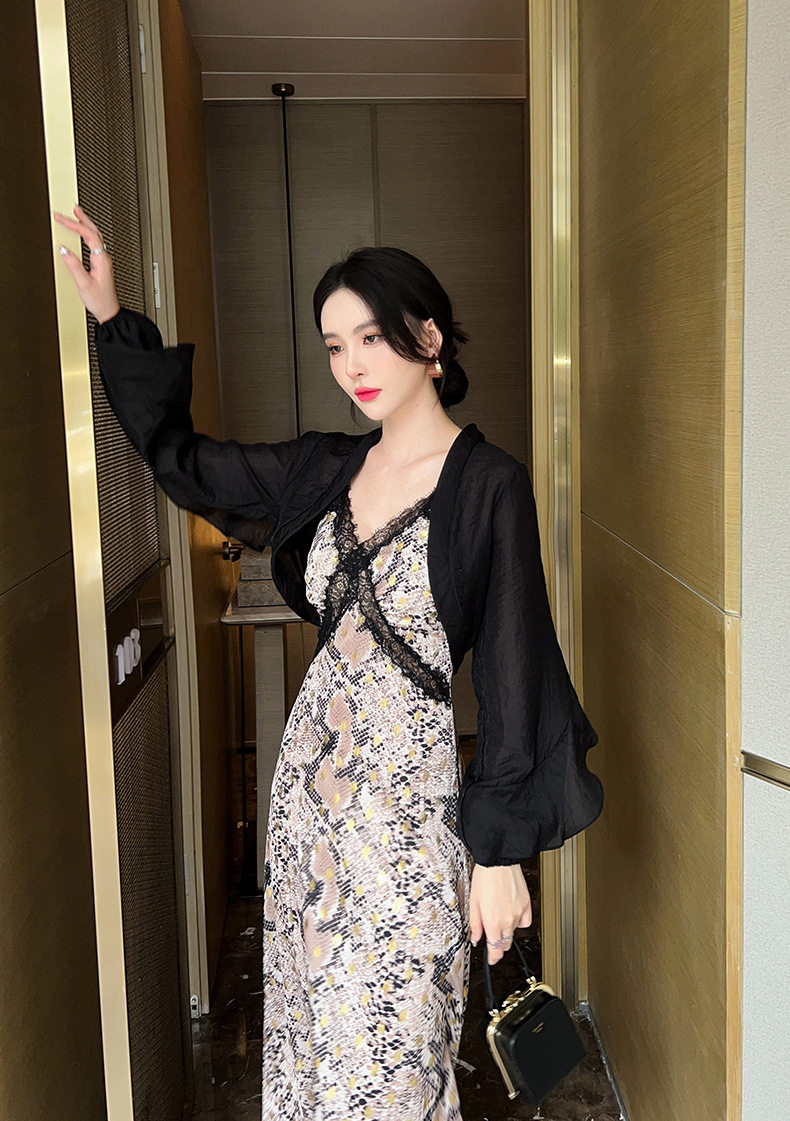 Áo khoác cardigan nữ ngắn tay mỏng nhẹ chống nắng du lịch phong cách phương Tây — [Đen], [Trắng], [Kaki] chi tiết 24