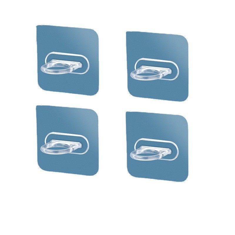 Ring Hook Adhesive Strong Paste Household Multi-Functional Punch-Free Transparent Bathroom Traceless Fixed Storage Adhesive Hook