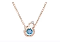Smart blue gourd necklace