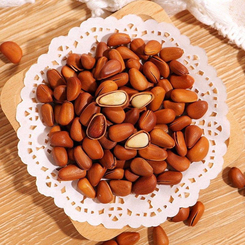 New Northeastern Pine Nuts 500g with Packaging, Original Flavor, Large Kernels, Shelled Pine Nuts, Snacks Wholesale, Dropshipping Available