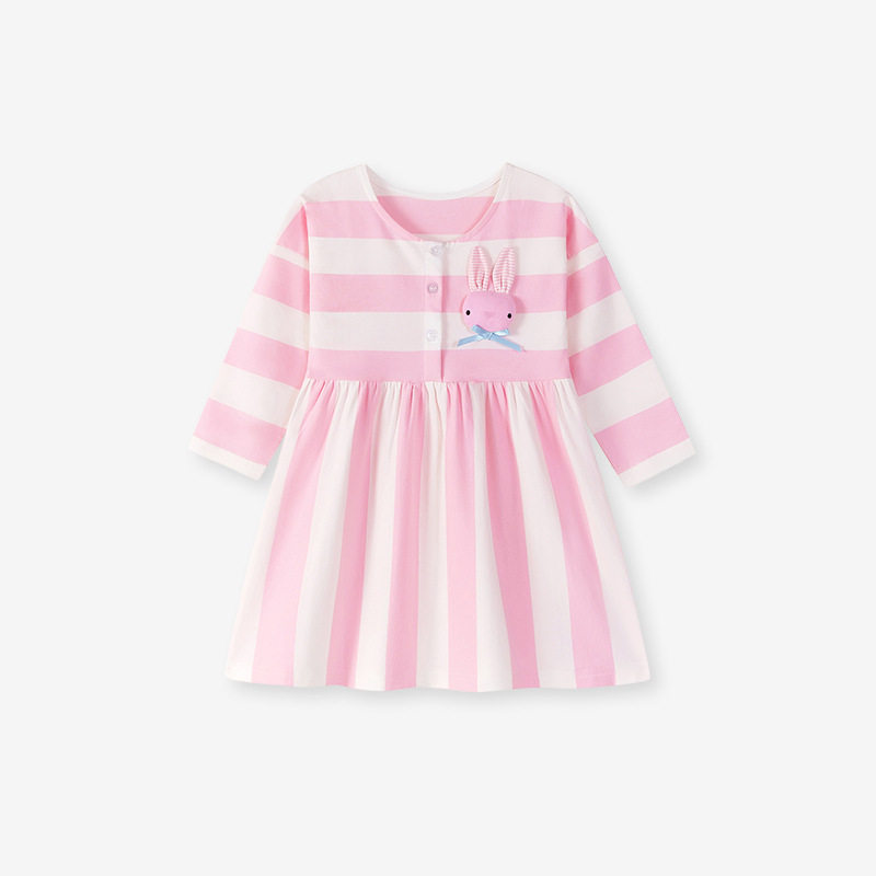 Girls' Dress, [Style] Children's Skirt, Cute Striped Skirt for Girls