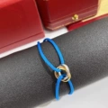 Peacock blue (seamed tricolor ring)