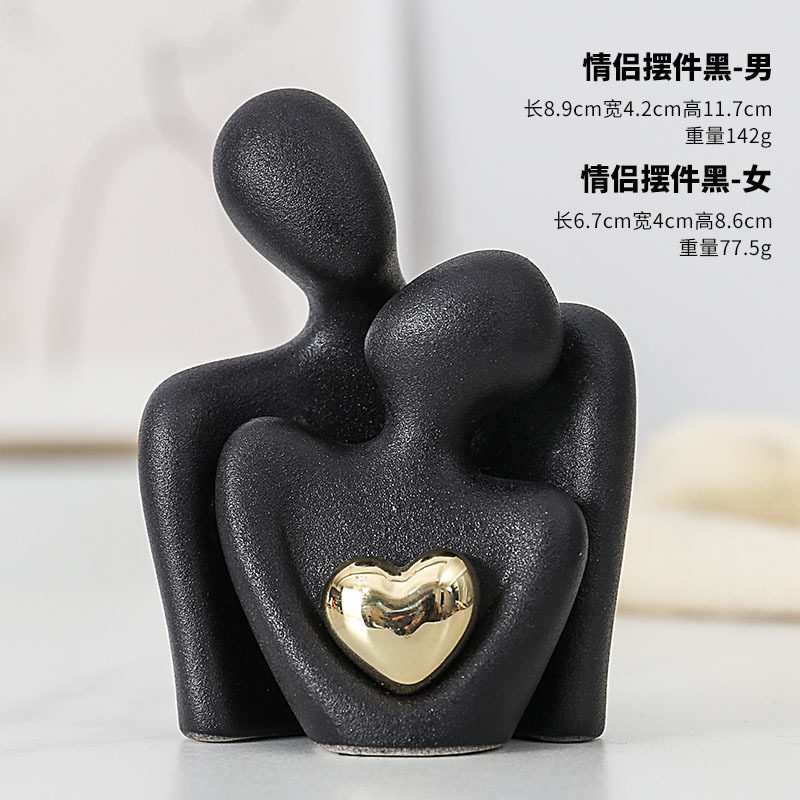 简尔美手作陶瓷婚书艺术摆件新婚纪念永久收藏礼物创意家居装饰品