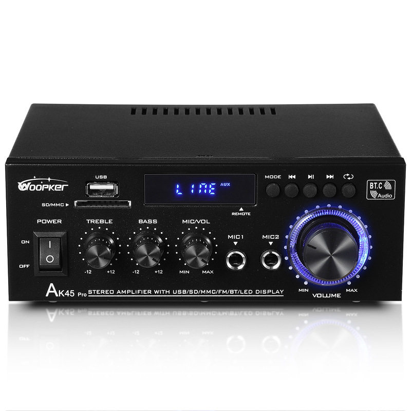 In-Stock Ak45Pro High-Power 50W*2 Amplifier for Home and Car Use, Bluetooth Amplifier Direct from Manufacturer