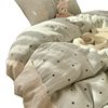 French Lace Bedding Four-piece Set Pure Cotton Cotton Quilt Cover Bed Sheet Quilt Cover Bedhat Dormitory Three-piece Set