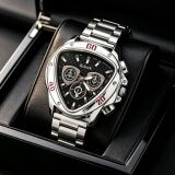 Новые мужские кварцевые часы cross-border business steel band watch source factory spot поставляются поштучно.