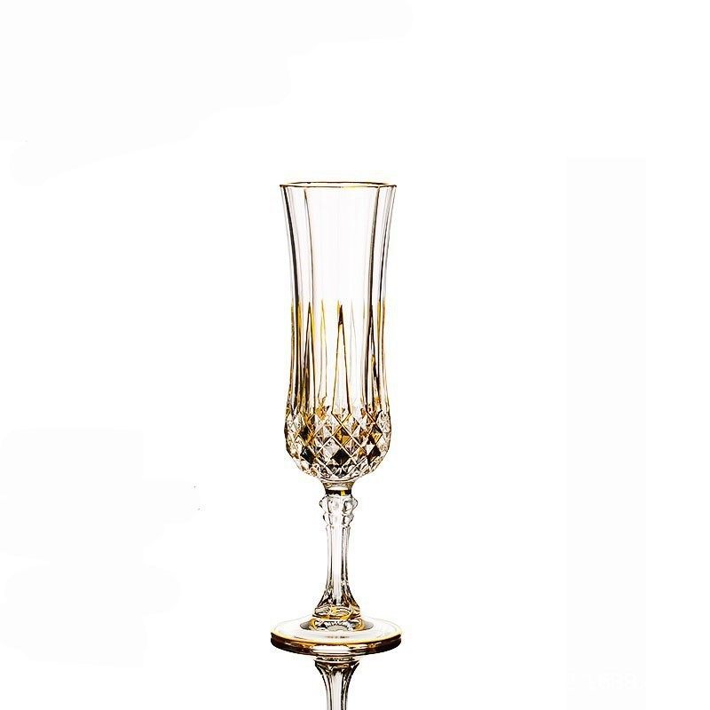 France imported gold CDA whiskey glass European crystal glass luxury red wine glass diamond champagne glass wholesale