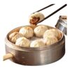 Old-Style Xiaolong Buns Instant Shengzhou Flavor Breakfast Semi-Finished Fresh Meat Buns Breakfast Frozen Pastry Buns for Home Use