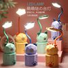 Foreign trade cross-border cartoon cute pet rechargeable table lamp USB folding eye protection learning desk lamp bedroom bedside lamp night light