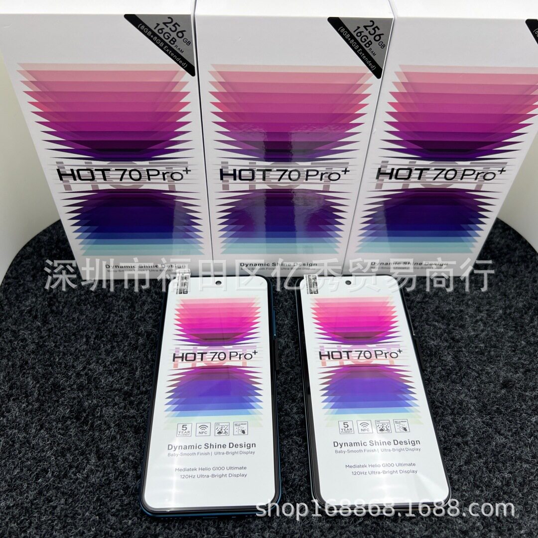 Hot70 Pro + 6,8-дюймовый смартфон 5G, 16 + 256G Мобильный телефон с двумя SIM-картами Изображение 1