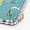 Card DIY stationery accessories storage keychain open ring card book notebook metal loose-leaf ring iron ring card ring