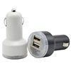 2-Port Dual USB Car Charger Wholesale 5V1A2A Pacifier Car Charger Universal for Small and Large Cars Electric Vehicles