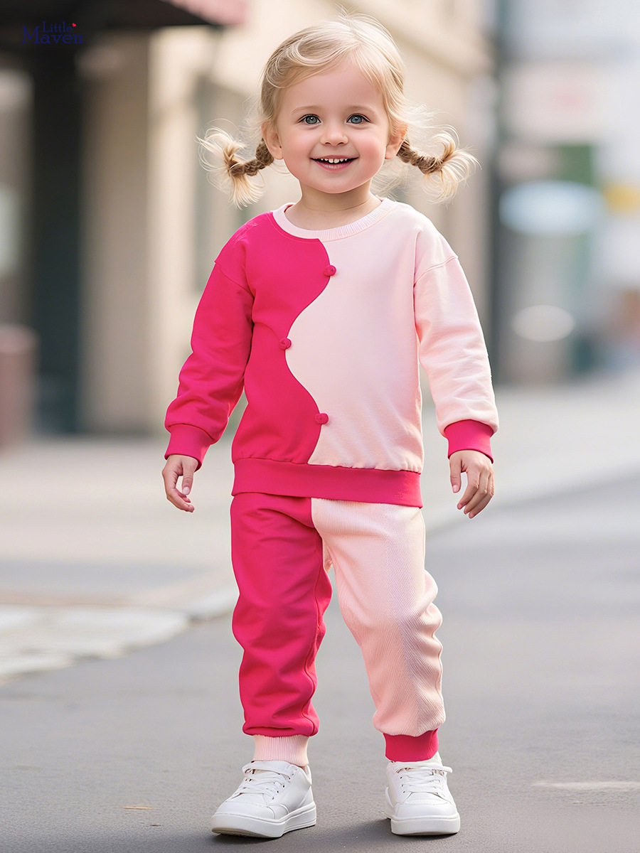 Cute Kids' Set Wholesale, Autumn Long-Sleeve Girls' Outfit