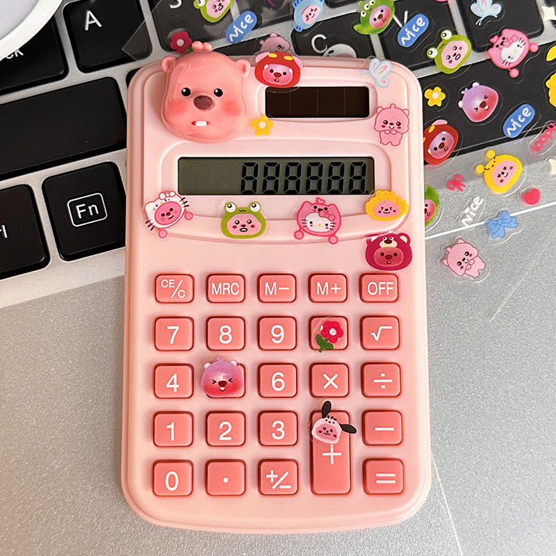 计算器创意可爱卡通学生办公文化用品高颜值迷你便携计算机批发