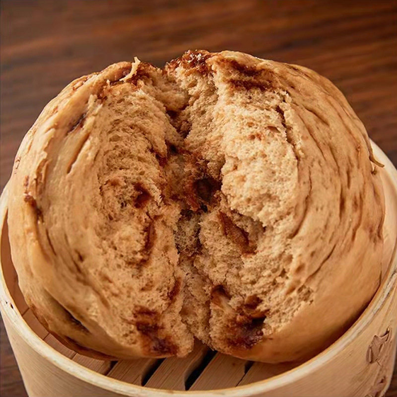 Brown Sugar Steamed Buns Anjing Hand-Shredded Family Pack Kidsren's Nutritious Breakfast Snacks Semi-Finished Pastry Steamed Buns Commercial Manufacturer