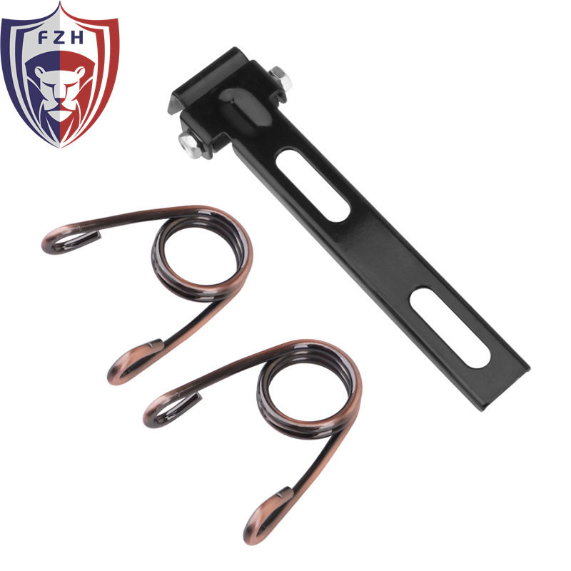 古銅スプリングクリップ + ブラックブラケット