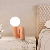 Table Lamp Bedroom Bedside Lamp High-End Nordic Post-Modern Designer Resin Creative Ball Glass Desktop Table Lamp