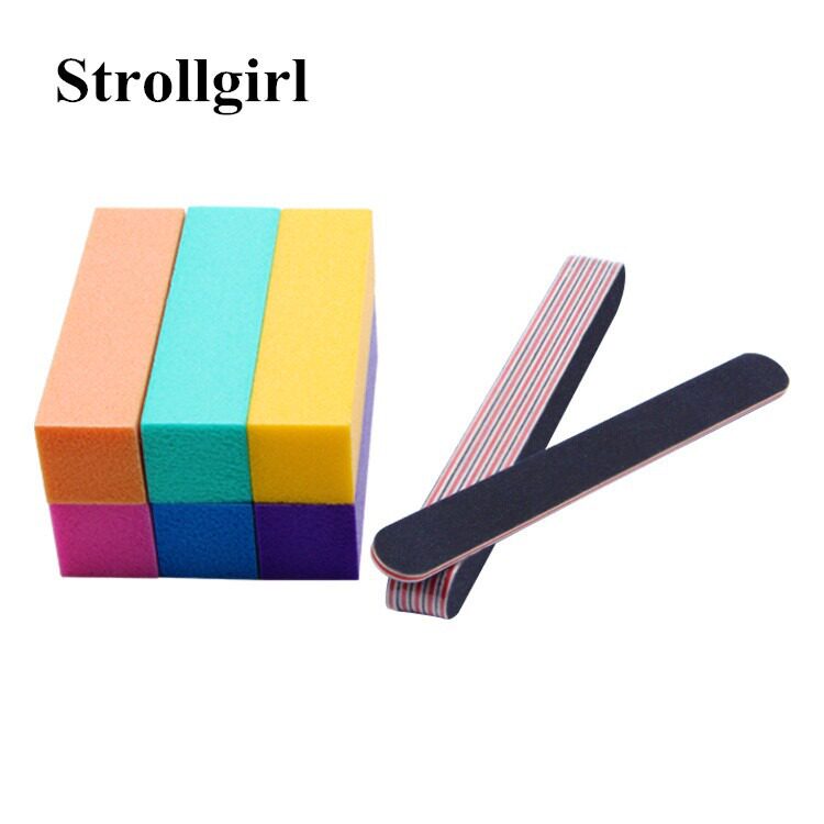 Grinding block nail setback suit nail art grinding strip black sand frosted strip tofu block nail art rubbing strip suit