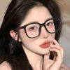 Fashion Color-Changing Anti-Blue Light Glasses Women's Fashionable PC Glasses Frame Personalized Glasses Frame Cross-Border Cyber Celebrant Korean Style Flat Glasses