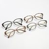 Light-Sensitive Color-Changing Myopia Glasses, Ultra-Light Korean Fashion Whitening Frames, Large Frames, Small Myopia Glasses