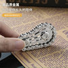 Shake the same size gear chain fingertip gyro decompression toy metal gyro bicycle chain gyro