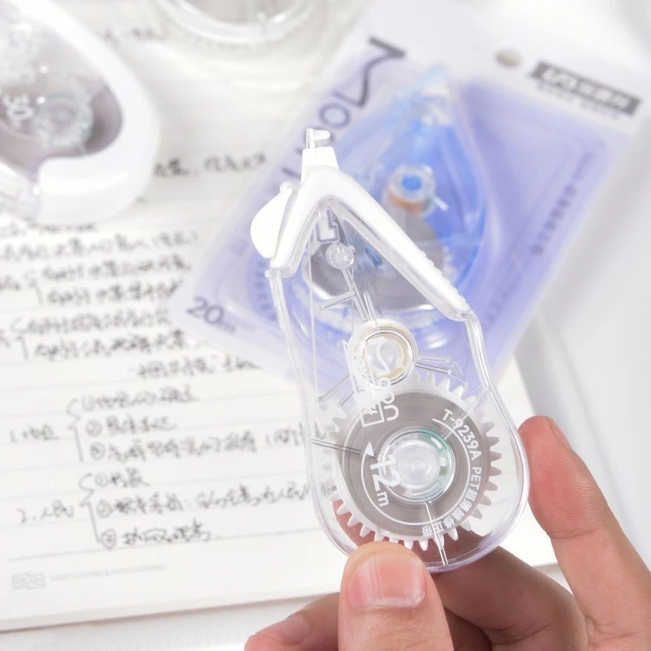 LePasheng Fall Resistant Correction Tape for Junior High School Students Large Capacity Correction Tape for Primary School Students 9239A