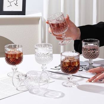 Lingge Red Wine Glass suit Wine Glass Floating Goblet Wine Vintage Champagne High Color Value Whisky Cross-border Wholesale